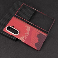 粵深三星ZFold7手機殼w26心系天下凱夫拉拼接色磁吸充電超薄全包防摔折疊磨砂保護套輕奢高端定制商務(wù) 大孔金屬圈日照金山 中軸磁吸 整套 600D 三星w26