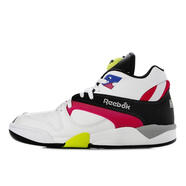 銳步（Reebok）緩震跑步鞋男Hexalite氣墊 cushionedeva中底防滑橡膠外底多色漸 FTWHT/NBLK/UPUR 44