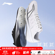 李寧（LI-NING） 釘鞋田徑短跑鞋新款輕量全掌PEBAX 體考訓(xùn)練比賽跑步跳遠(yuǎn)釘子鞋 LJJT911黑白配[7釘] 偏小拍大一碼 41