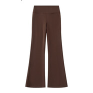 艾諾絲詩(shī)曼官方旗艦店2025年夏季新圓領(lǐng)短袖T恤喇叭休閑褲女 可可棕  褲子 M