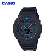 卡西歐（CASIO）男表G-SHOCK八角農(nóng)家橡樹炭纖維防水運動雙顯手表 520情人節(jié)送禮