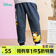 迪士尼寶寶（Disney Baby）迪士尼童裝兒童長褲迪士尼寶寶系列休閑褲 深藍(lán)K1180 3歲/身高100cm
