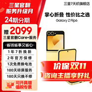 三星Galaxy Z Flip6 大視野外屏 掌心折疊 雙卡 折疊手機(jī) 熱愛(ài)黃 12GB+512GB 99新 7天機(jī) 24期分期