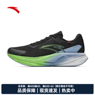 安踏（ANTA）冠軍跑鞋3代 SE丨運動(dòng)鞋男鞋緩震回彈跑步鞋防潑水鞋男112515532 基礎黑/微塵藍-3 39