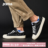 JOMA荷馬男女鞋經(jīng)典低幫帆布鞋夏季新款板鞋情侶款百搭休閑鞋 黑色（男） 40