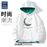 GENIOLAMODE森馬集團衛(wèi)衣男韓版潮牌連帽寬松休閑百搭假兩件春秋上衣