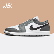 耐克（NIKE）【潮】Air Jordan aj1 Low女鞋板鞋低幫透氣休閑運動耐磨籃球鞋 553560-152（白黑灰） gs 款 36