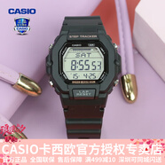 卡西歐（CASIO） 男表女表卡西歐手表男女情侶表學(xué)生時(shí)尚運動(dòng)表太陽(yáng)能雙顯電子表 LWS-2200H-1AVPF動(dòng)感酷黑-計步