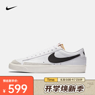 耐克（NIKE）BLAZER LOW '77 VINTAGE 男子開拓者復(fù)古運動鞋板鞋 DA6364-101 44