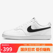 耐克（NIKE）男子運動休閑鞋COURT VISION運動鞋DH2987-101 白黑 45 