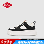 LEE COOPER2025秋季新款小白鞋男鞋低幫板鞋百搭休閑鞋男款戶(hù)外潮鞋運動(dòng)鞋男 米黑色 43