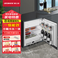 ASIKEE嵌入式冰箱小型內(nèi)嵌臺(tái)下櫥柜隱藏臥式家用冰箱小型迷你臥式單門(mén)冰箱TR-16BUA 16BUA單臺(tái)
