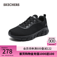 斯凱奇（Skechers）男款休閑運動(dòng)鞋118103 黑色/B 44