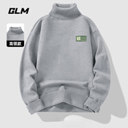 GLM毛衣男秋冬季保暖長袖內(nèi)搭半高領加厚打底衫男士針織衫