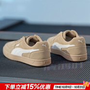 彪馬（PUMA）板鞋男鞋女鞋 25秋季新款運動鞋情侶鞋平底低幫復(fù)古經(jīng)典休閑鞋子 【情侶鞋】燕麥色/翻毛皮鞋面 曬圖退10 41 碼（內(nèi)長265mm）