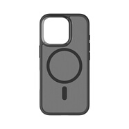 摩米士MOMAX/ 磨砂磁吸簡約保護殼膚感防摔適用于蘋果iPhonProMax 黑色 iPhone15