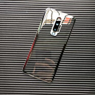 X適用于一加7pro玻璃后蓋改裝透明OnePlus1+6 T后屏電池蓋7t背板殼 透明玻璃+鏡框+散熱貼1+7pro/