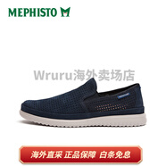 馬飛仕圖（MEPHISTO）/馬飛仕圖夏季新款休閑打孔一腳蹬百搭透氣舒適TIAGO 1945(藏青) 38.5