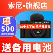 索尼【螞蟻攝影】ZV-1F 數(shù)碼相機(jī) Vlog/4K視頻/美膚拍攝/學(xué)生入門/超廣角 索尼zv-1 zv1 可選24期無(wú)息 黑色 【12期無(wú)息 低至9/天】標(biāo)配
