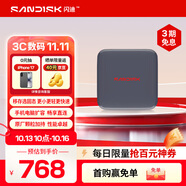 閃迪（SanDisk）ELE?2TB 移動(dòng)固態(tài)硬盤（PSSD）西數(shù) 元素 type-c接口 小巧便攜 手機(jī)直連筆記本兩用外接 辦公存儲(chǔ)