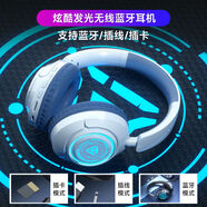 XVVMI柏林之聲藍牙耳機頭戴式無線新款HiFi重低音全包耳降噪不漏音電競吃雞游戲電腦耳麥適配索尼小米 原計劃藍色