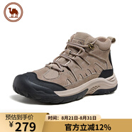 駱駝牌 男士戶(hù)外徒步登山鞋休閑高幫鞋 P14W342613 埃爾沙/夜黑色 42 