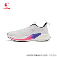 喬丹（QIAODAN）風(fēng)行13LITE中國(guó)喬丹跑步鞋男2025夏季透氣巭回彈運(yùn)動(dòng)鞋BM23240223 喬丹白/數(shù)碼粉 40.5