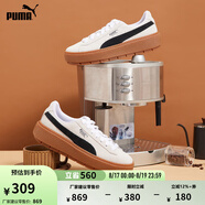 彪馬（PUMA）復古增高厚底松糕鞋女子新款休閑鞋PLATFORM 365830 白-黑色-15 36