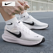 耐克（NIKE）男鞋跑步鞋 25夏季新款運動(dòng)鞋耐磨登山休閑鞋子男網(wǎng)面透氣慢跑鞋 101-革命者8/白色黑勾/曬圖退10 45 （內長(cháng)290mm）