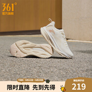 361度運(yùn)動(dòng)鞋男鞋赤焰4秋季網(wǎng)面透氣跑鞋男輕便通勤減震專業(yè)跑步鞋 羽毛白/西米色 密網(wǎng)【女】 37