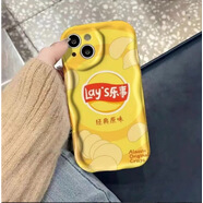 ins風(fēng)iPhone16pro141312手機(jī)殼se蘋果xrxsmax78plus軟15 奶油紋古董白-樂事薯片 蘋果16
