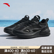 安踏（ANTA）C37+｜女鞋運動(dòng)鞋透氣舒適跳繩鞋休閑軟底 黑/象牙白-5 35.5