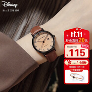 迪士尼（Disney）手表女款簡約氣質(zhì)ins風(fēng)帶日歷防水小棕表中學(xué)生女士手表MK-11633K