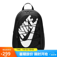 耐克（NIKE）男女雙肩包背包 大容量旅行包電腦書包休閑包DV1296-010 黑白