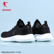 喬丹女鞋跑步鞋女春夏網(wǎng)面透氣休閑鞋運動鞋輕便舒適跑鞋 黑色/白色 35