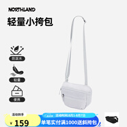 諾詩蘭25春夏新款戶外徒步防潑水便攜Walker3輕量小挎包NXBFT0102S 冰川灰色 M