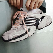 阿迪達(dá)斯 （adidas）三葉草男女鞋2025夏季新款A(yù)DISTAR XLG運(yùn)動(dòng)緩震跑步鞋輕便休閑鞋 JI2818/礬土棕/金屬銀/黑色 36