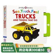 現貨 See, Touch, Feel 紙板書(shū) 觸摸書(shū) 英文原版繪本 幼兒英語(yǔ)啟蒙圖畫(huà)書(shū) Roger Priddy 觸覺(jué) 視覺(jué)  顏色 字母學(xué)習 數字學(xué)習 培養創(chuàng  )造力 See Touch Fee 卡車(chē)