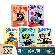 英文原版 Bad Kitty 小壞貓系列5冊 精裝全彩橋梁章節(jié)書 中小學英語閱讀提升 少兒讀物 綠山墻