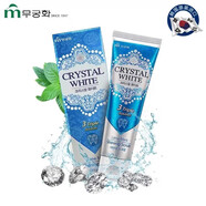 蕪瓊花韓國(guó)進(jìn)口蕪瓊花牙膏去黃果香潔齒清新口氣60字內(nèi) 水晶牙膏檸檬薄荷味 110g