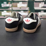 阿迪達(dá)斯（adidas）三葉草男鞋女鞋2025新款夏季STADT經(jīng)典運(yùn)動德訓(xùn)鞋板鞋低幫休閑 JR6344黑白紅 36