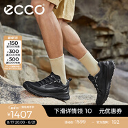 愛(ài)步（ECCO）戶(hù)外運動(dòng)鞋男 徒步鞋登山鞋男士休閑鞋男鞋防滑耐磨鞋 奧途824254 黑色82425451052 45