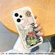 美齡美麗適用紅米note14pro數(shù)碼手機殼note12Tpro全包note13二次元+動漫個性可愛11防摔10/9皮套R8男女新款 古董白-米白Palmon巴魯獸 紅米Turbo4 Pro