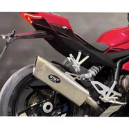 ISTUNT適用于張雪5000RR改裝瘋狂博士原廠外觀閥門排氣管 張雪500rr全段直上