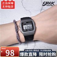 卡西歐（CASIO）手表男復(fù)古小方塊大贏家同款學(xué)生運(yùn)動簡約防水手表 F-91WM-1B（主推）京倉京配