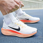 耐克（NIKE）男鞋 夏季新款運(yùn)動鞋Pegasus飛馬41公路慢跑鞋舒適緩震透氣跑步鞋 Air Zoom -108【白橙】 42.5