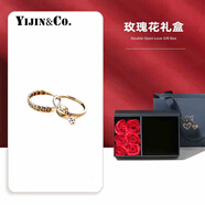 憶瑾招財貓戒指女S925銀創(chuàng  )意做舊戒指錢(qián)多多指環(huán)銅錢(qián)個(gè)性食指開(kāi)口尾戒 【禮物花盒】【一對】