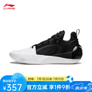 李寧（LI-NING）籃球鞋全城12 ENCORE低幫男鞋全城24年夏季新款運(yùn)動(dòng)鞋 黑色/標(biāo)準(zhǔn)白-2 42 (265mm)