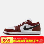 耐克NIKE男子休閑鞋喬丹AJ1 JORDAN 1 運動鞋HF3148-102紅黑/紅白42