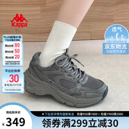 卡帕（Kappa）女鞋夏季網(wǎng)面運(yùn)動鞋子女款網(wǎng)鞋增高老爹鞋休閑跑步鞋 香根草綠 35